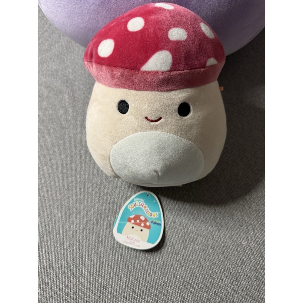 Squishmallows Malcolm the Mushroom Food 8 inch Plush Stuffed Animal Kellytoy